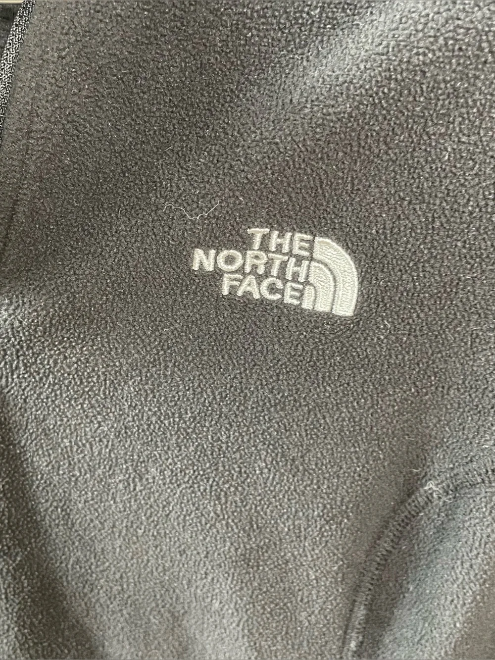 The North Face 1/4 Zip Fleece Men's Size Large Light Weight Pullover Black